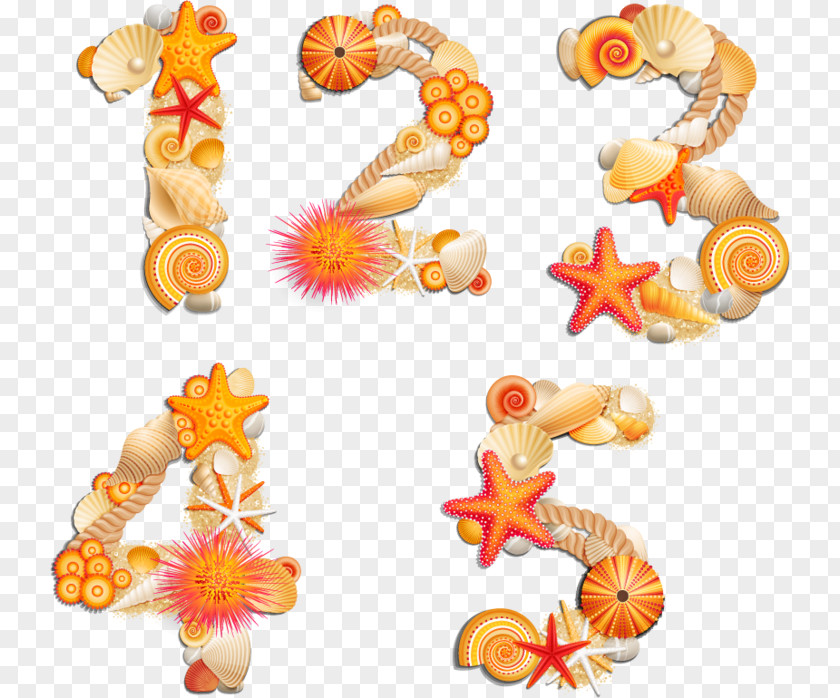 Numeral Beach Image Design Art PNG