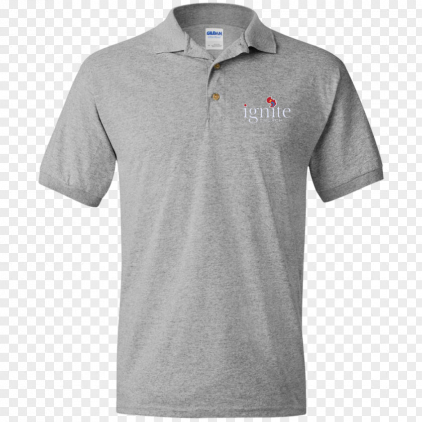 Polo Shirt T-shirt Gildan Activewear Placket PNG