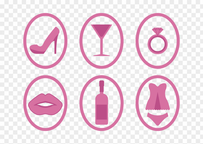 Women Commonly Flag Wedding Invitation Party Icon PNG