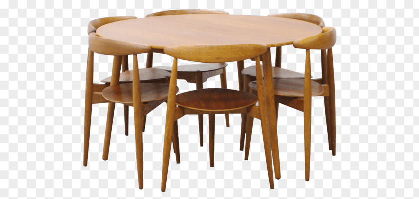A Round Table With Four Legs Chair Dining Room Matbord Wood PNG