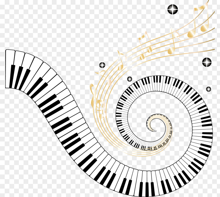 Piano Keyboard Musical Note PNG note, Background music clipart PNG
