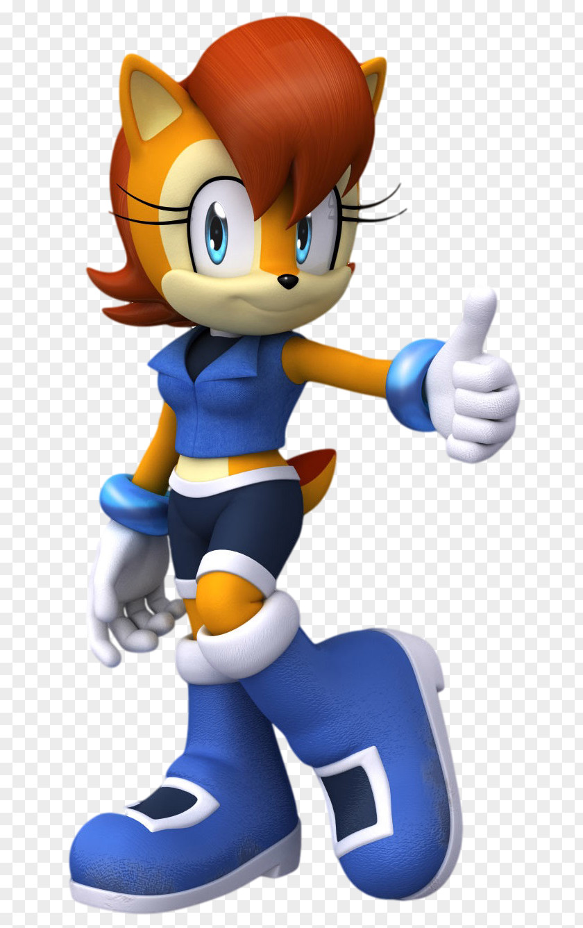 Post It Princess Sally Acorn Sonic The Hedgehog Tails Knuckles Echidna Doctor Eggman PNG