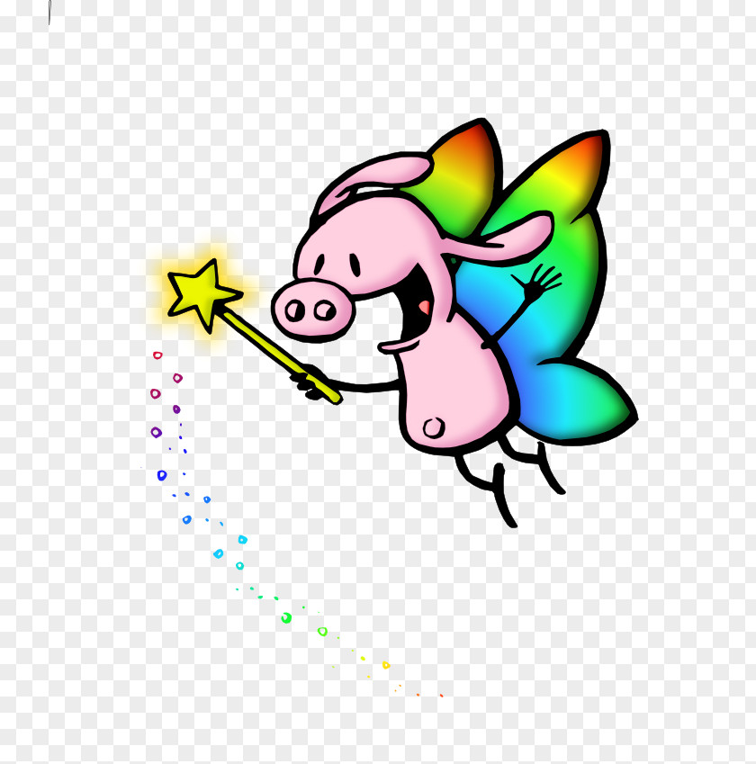 Chill Out Pig Butterfly Pearls Before Swine Clip Art Cartoon PNG