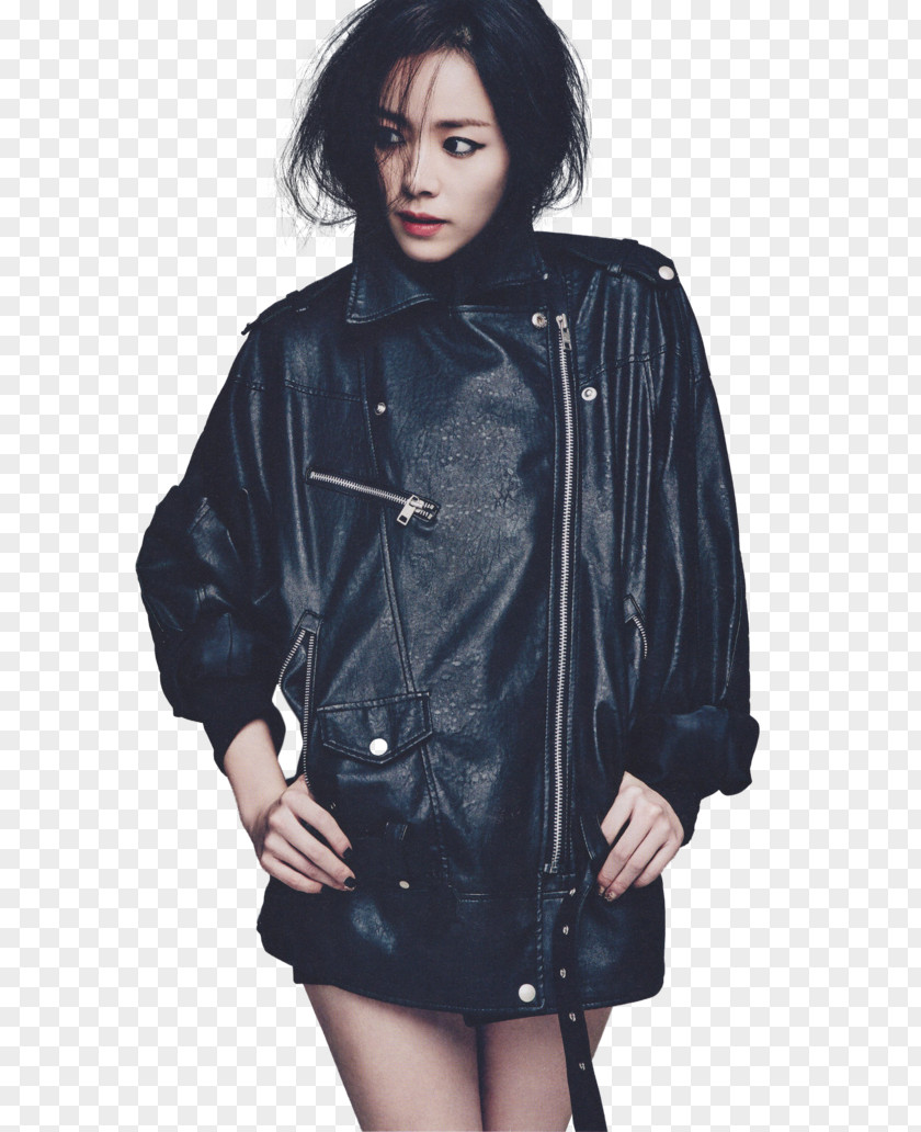 Folk Han Ji-min The Plan Man Actor Leather Jacket Rendering PNG