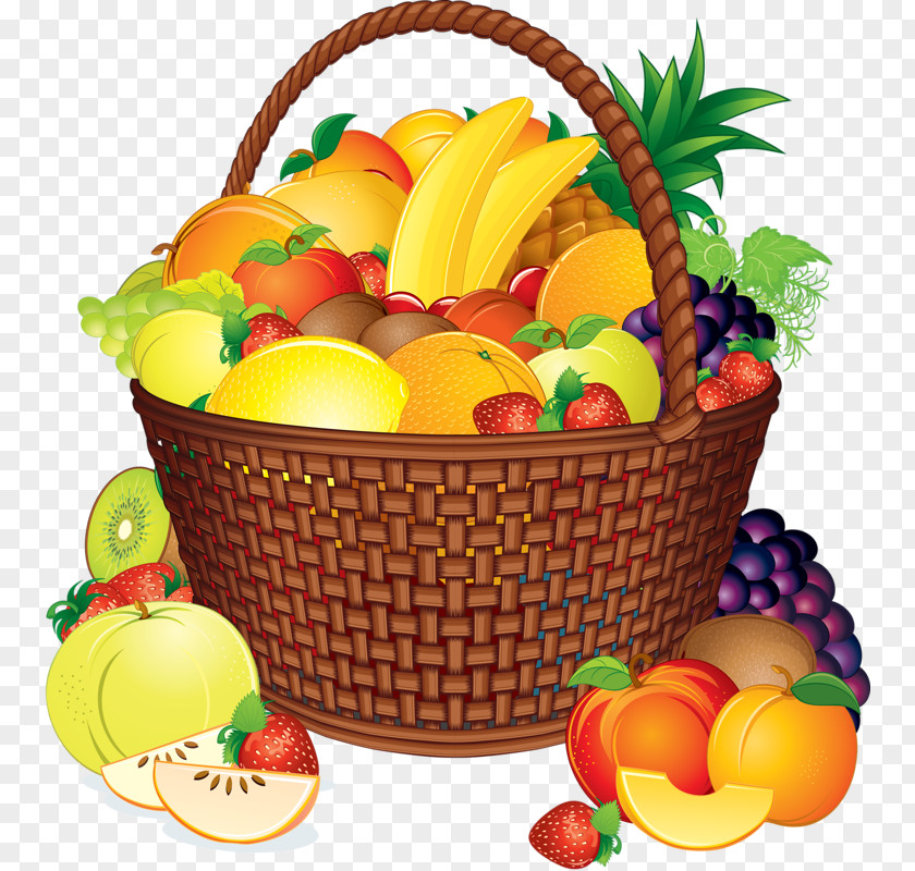 Fruits Basket Of Fruit Food Gift Baskets Clip Art PNG