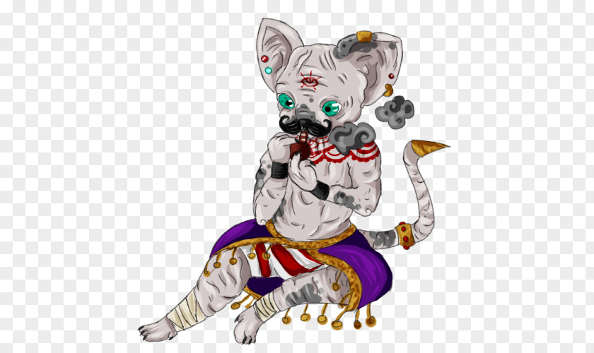 Hairless Cat Figurine Cartoon Legendary Creature PNG