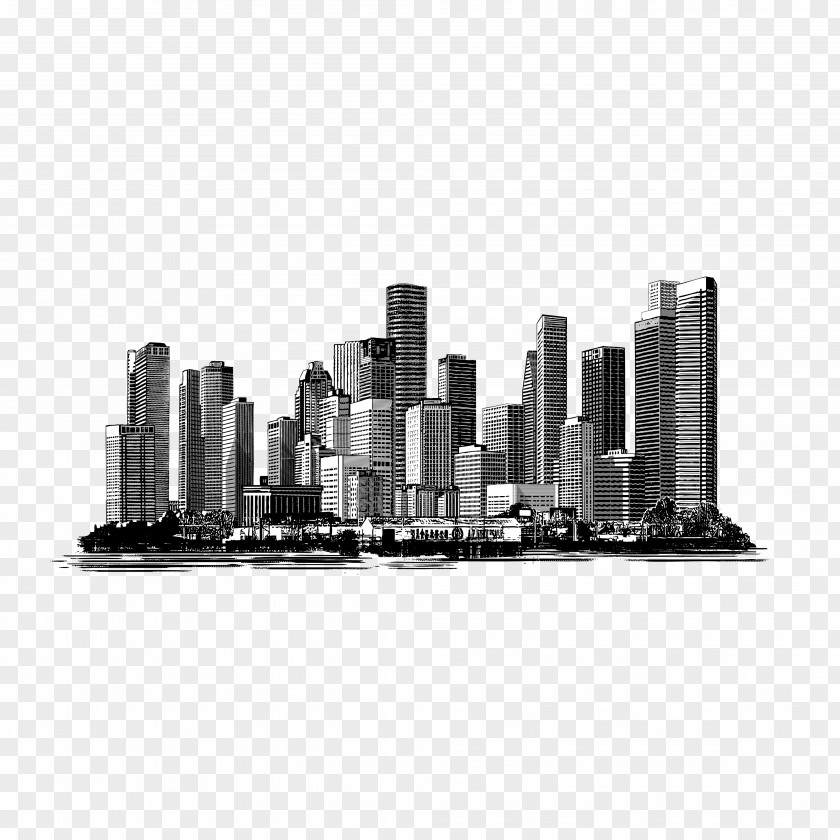 Skyscraper Skyline Cityscape PNG