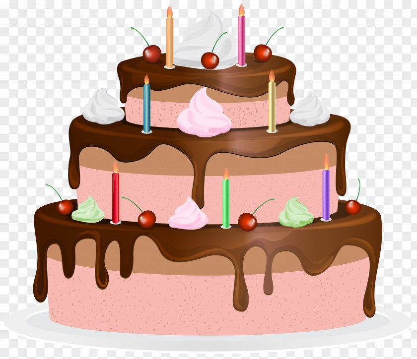 Birthday Cake Transparent Clip Art Image PNG
