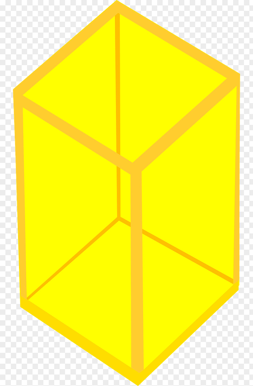 Cube Yellow PNG