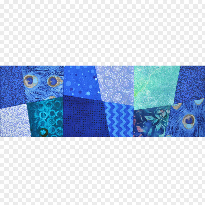 Marianne Patchwork Rectangle Turquoise Place Mats PNG