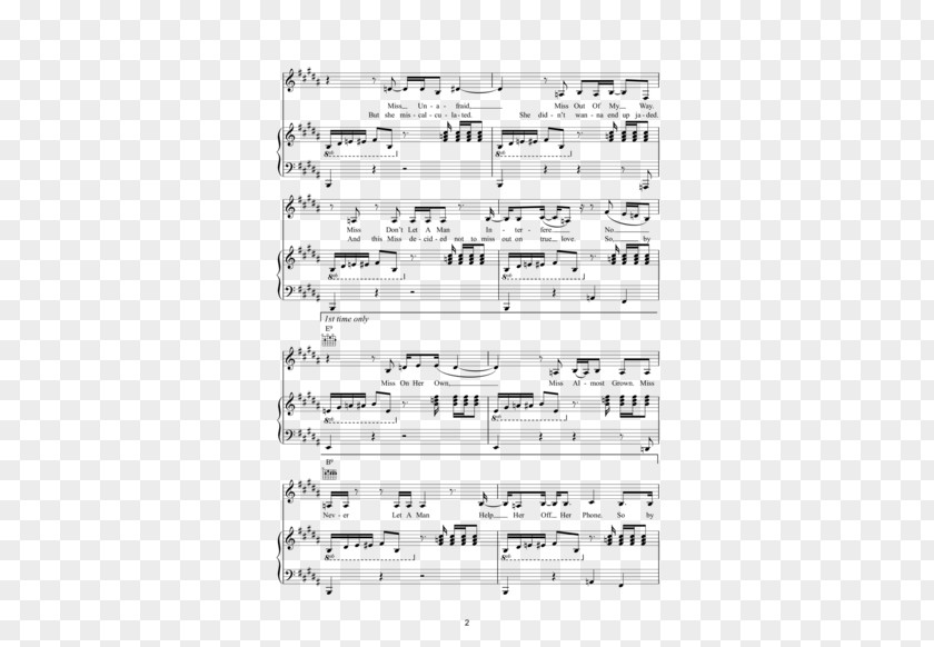 Sheet Music Tutti Frutti English Mars PNG Mars, Indie Artists clipart PNG