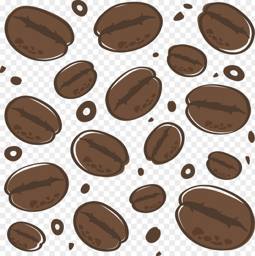 Vector Coffee Beans Background Shading Material Bean Cafe Cup PNG