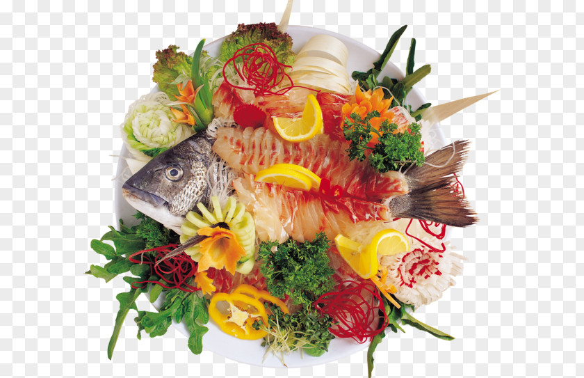 Asian Cuisine Fish Dish Steak Food PNG