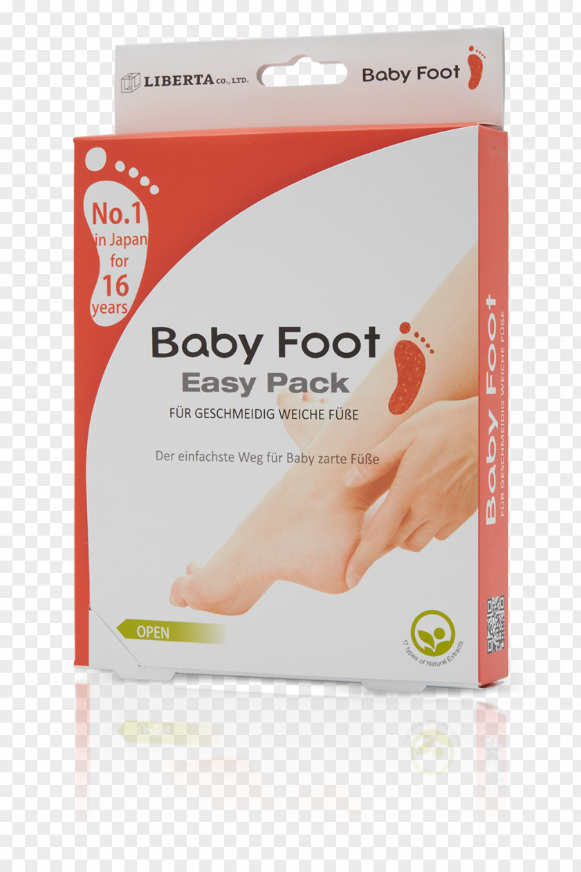 Baby Feet Foot Easy Pack Skin Exfoliation Desquamation PNG