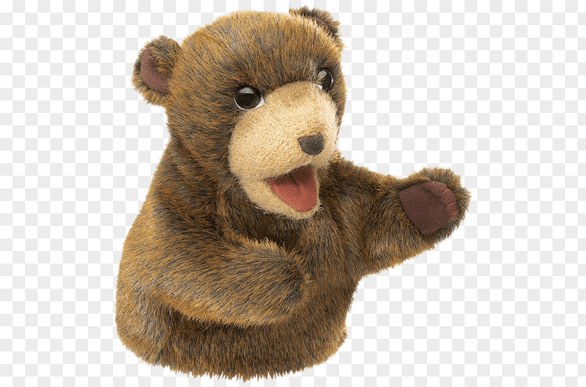 Bear Brown Stuffed Animals & Cuddly Toys Puppet PNG