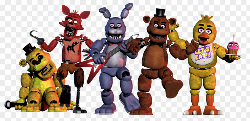Five Nights At Freddy's 2 3 Action & Toy Figures Character PNG