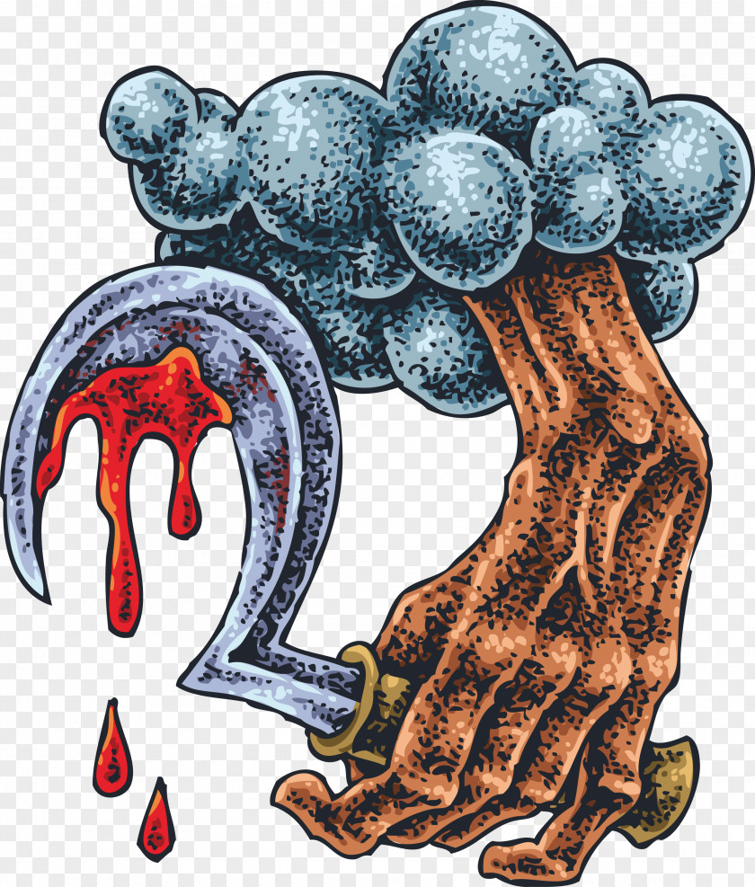 Skeleton Hand And Hook PNG