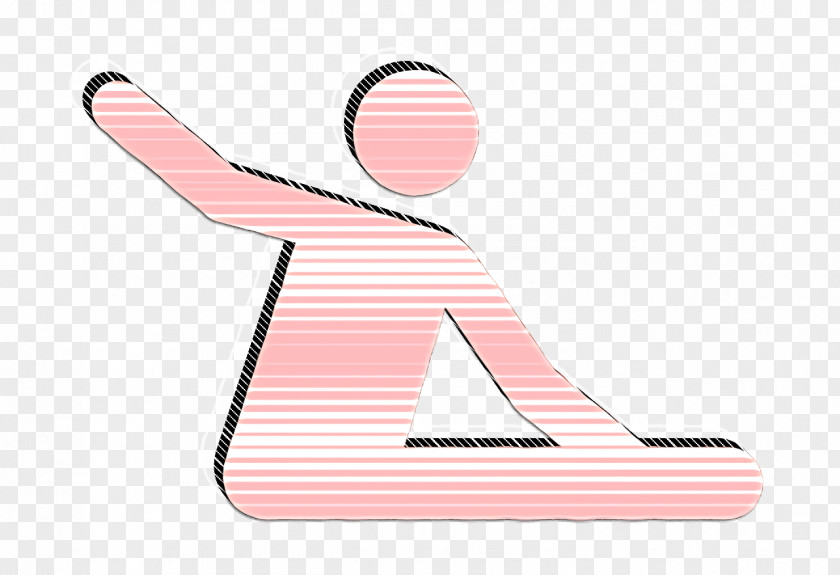 Solid Fitness Human Pictograms Icon Stretching Gymnast PNG