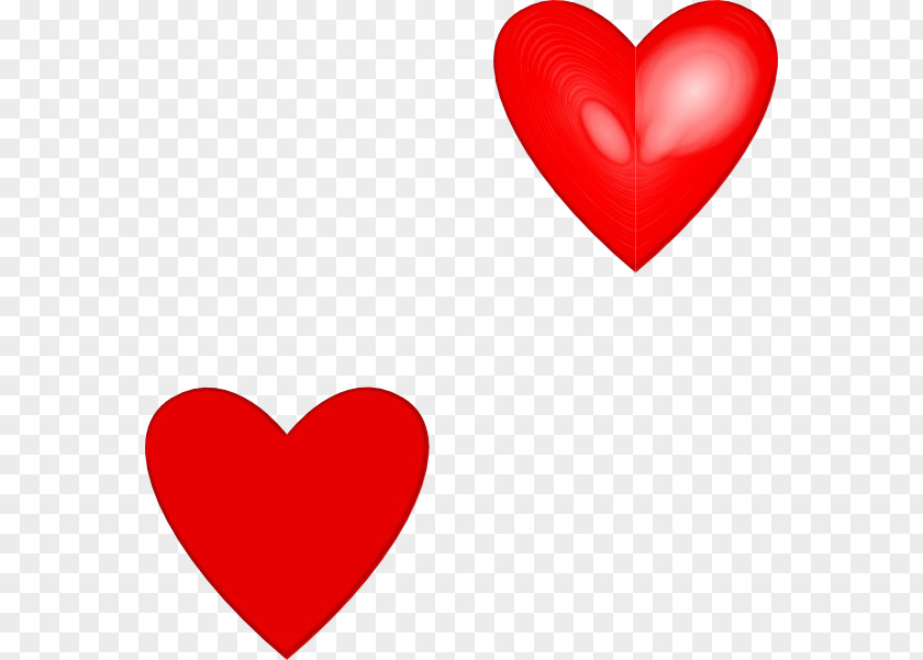 Symbol Red Love Heart PNG