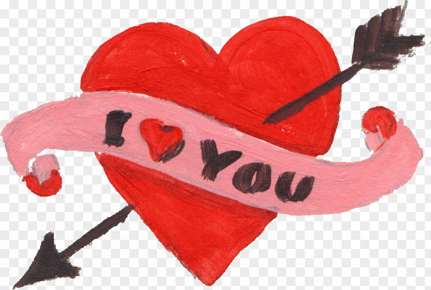 I Love You Heart Painting Microsoft Paint PNG