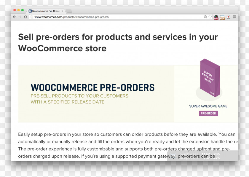 Pre Order Pre-order Brand Web Page WooCommerce PNG