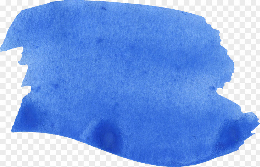 Watercolor Brush Blue Azure Painting PNG