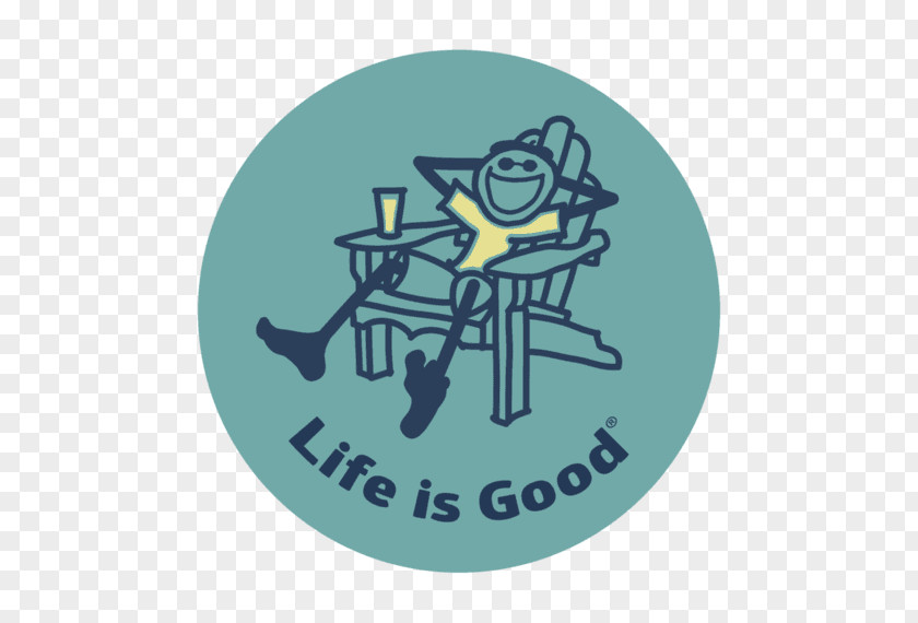 Circle Sticker Life Is Good Company T-shirt Optimism PNG