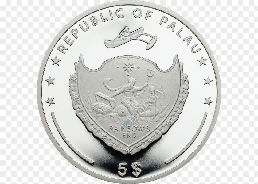 Coin Palau Silver Proof Coinage PNG