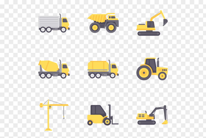 Construction Transport Vehicle Heavy Machinery Clip Art PNG