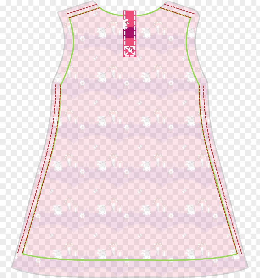 Dress Sleeveless Shirt Outerwear Pink M PNG