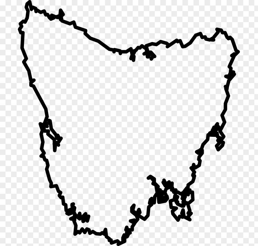 Map Tasmania Download Clip Art PNG
