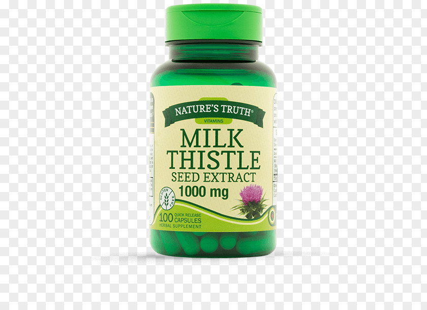 Milk Thistle Dietary Supplement Extract Capsule PNG
