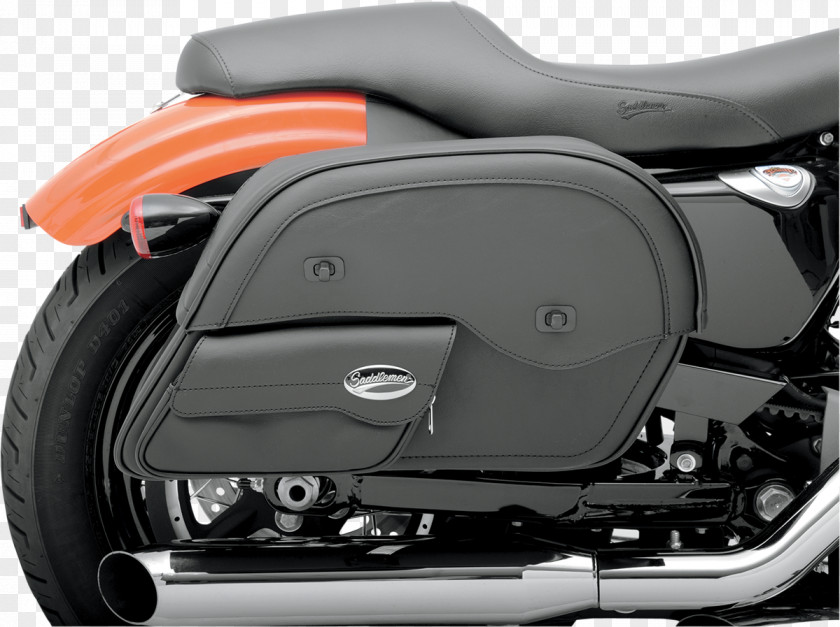 Motorcycle Exhaust System Saddlebag Harley-Davidson Sportster PNG