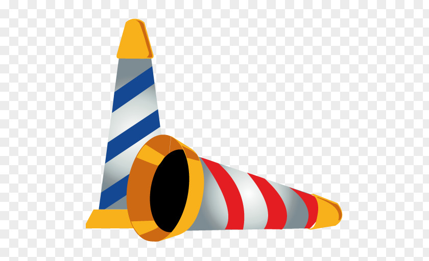 Party Hat Angle Yellow Cone Vehicle PNG