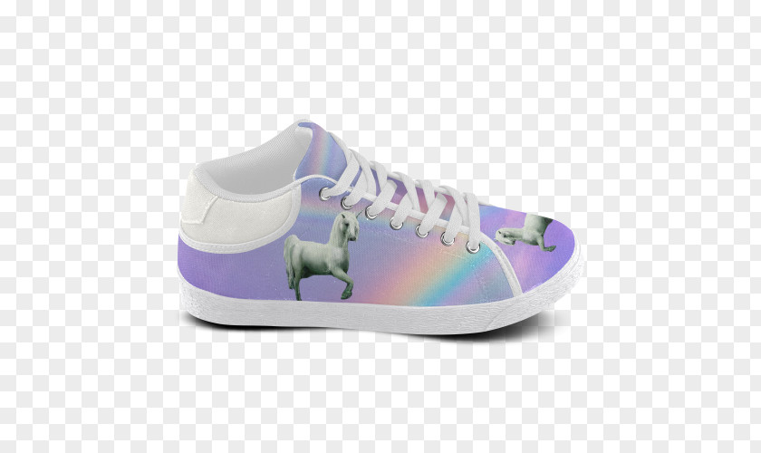 Rainbow Converse Shoes For Women Sports Skate Shoe Canvas Printing PNG
