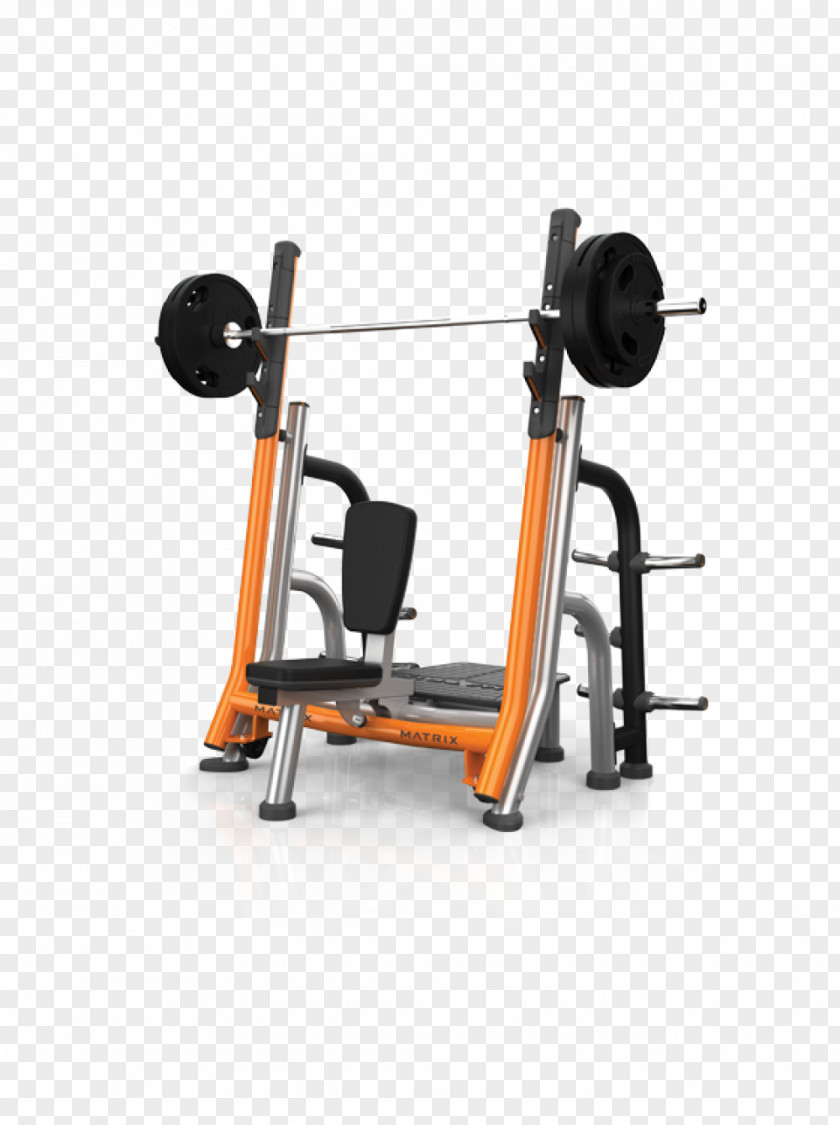 Fitness Bench Press Physical Weight Training Barbell PNG