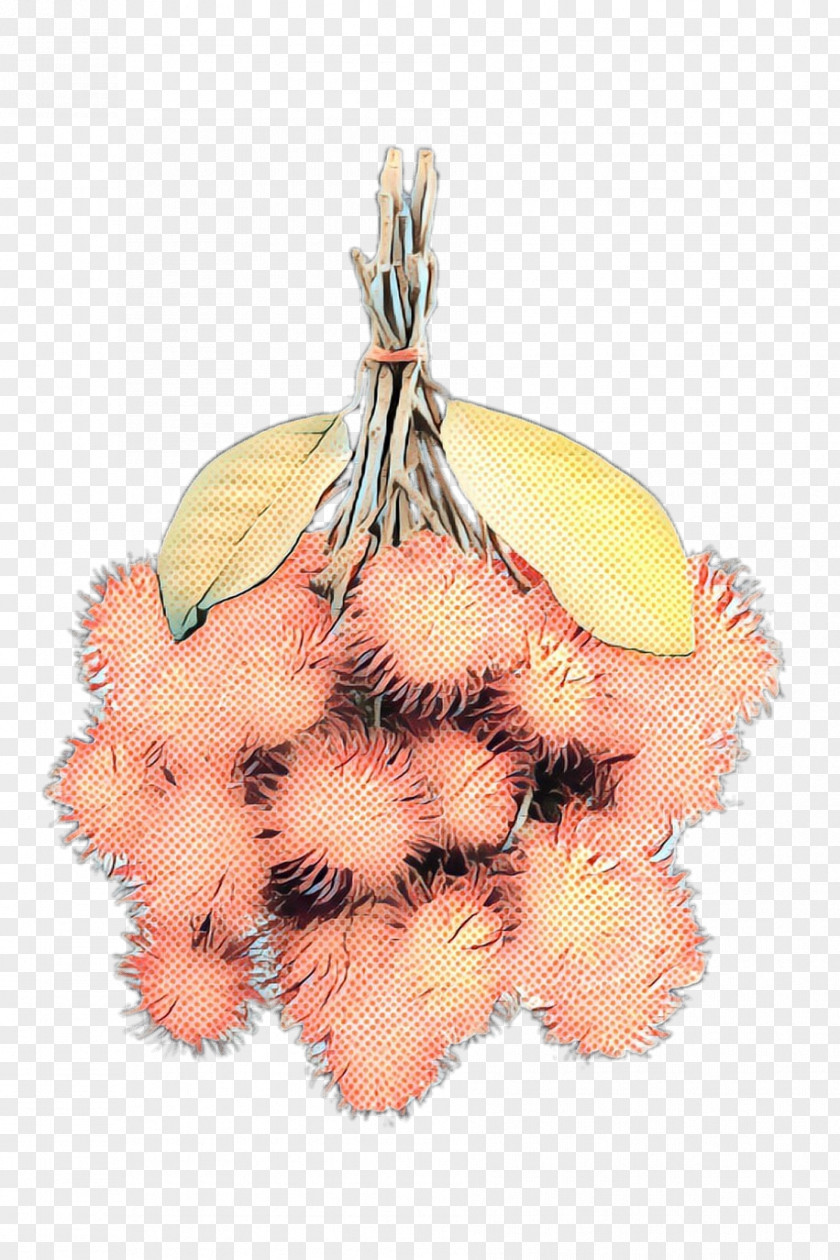 Fur Flower Pink Cartoon PNG