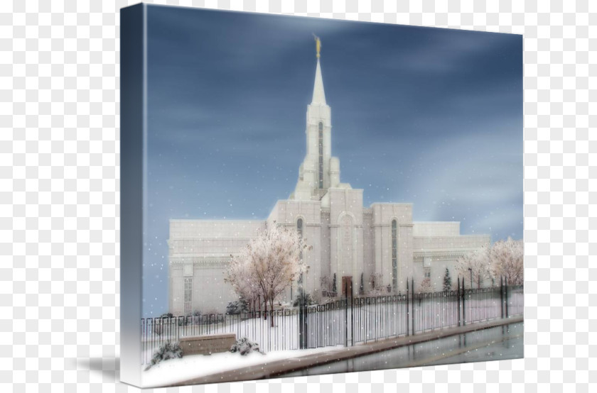 Lds Temple Bountiful Gallery Wrap Latter Day Saints Place Of Worship PNG