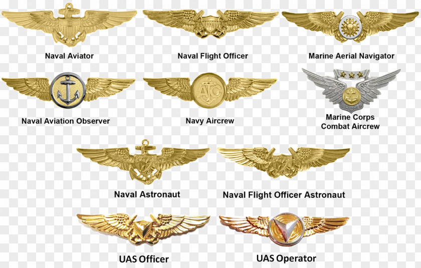 Navy Aviation Wings Badges Of The United States Marine Corps Unmanned Aerial Vehicle America Rank Insignia PNG