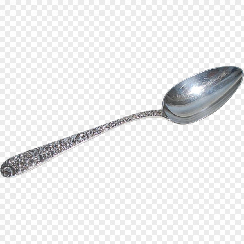 Spoon Sterling Silver Overlay Antique PNG