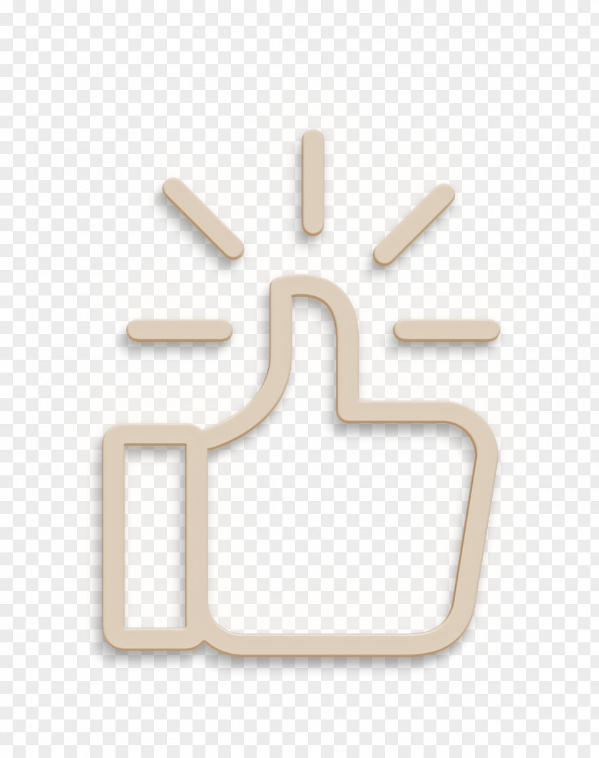 Beige Logo Gestures Icon Like Business SEO PNG