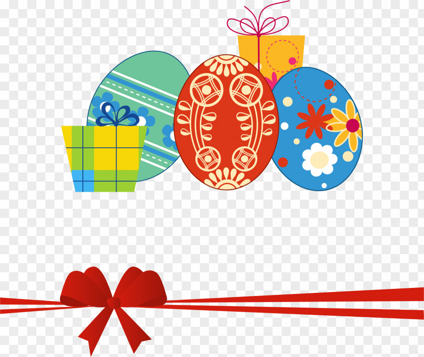 Eggs Gifts Vector Image Easter Egg Postcard Gift PNG