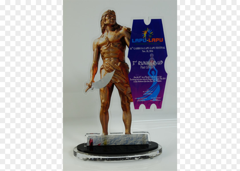 Lapu-lapu Garbo Sa Mandaue Figurine Bronze Sculpture Festival PNG