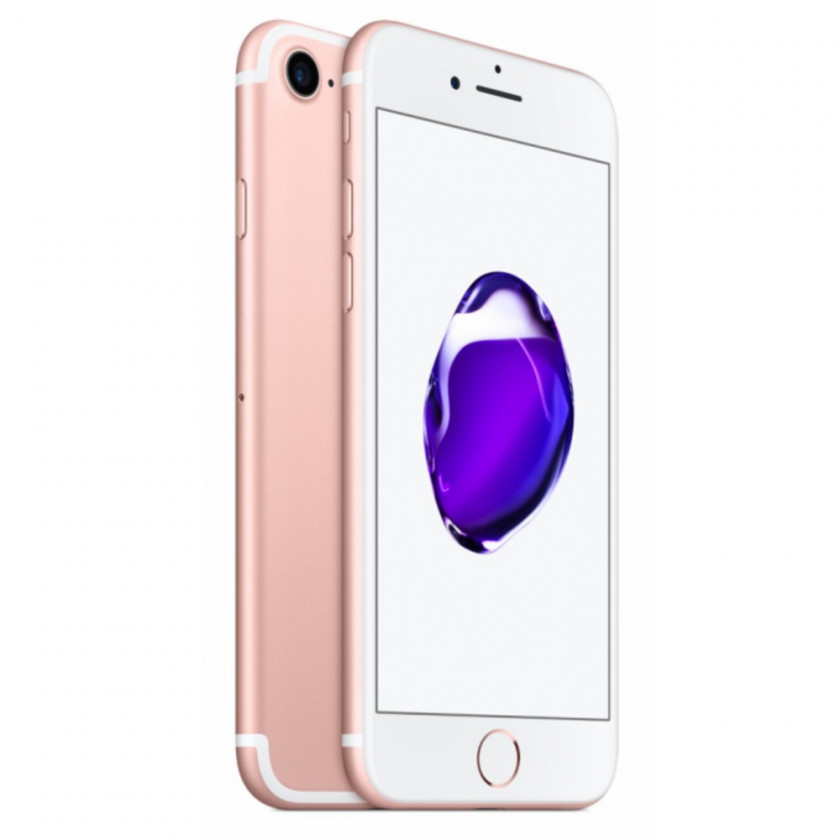 Silver IPhone 7 Plus Apple Smartphone Rose Gold PNG