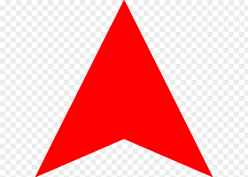 Up Arrow Transparent Background Triangle Area Point Red PNG