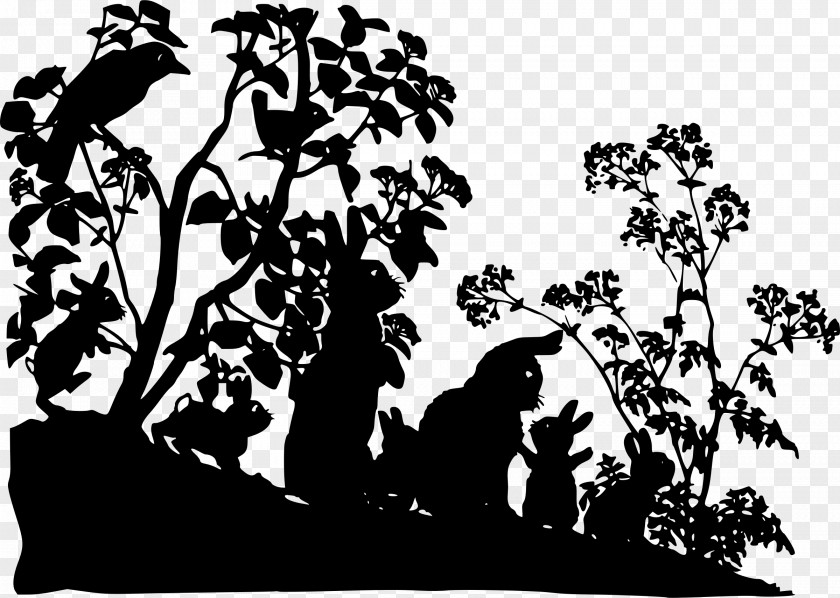 Animal Silhouettes Silhouette Drawing Clip Art PNG