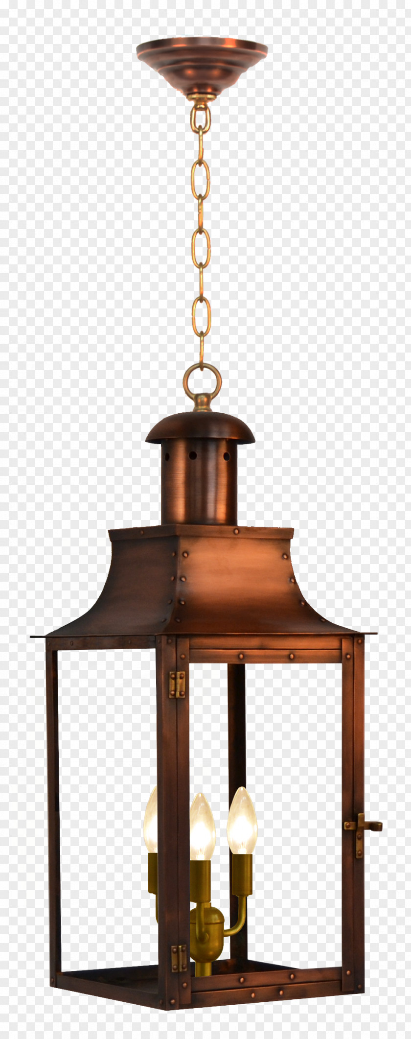 Lantern In Kind Incandescent Light Bulb Lamp Coppersmith PNG