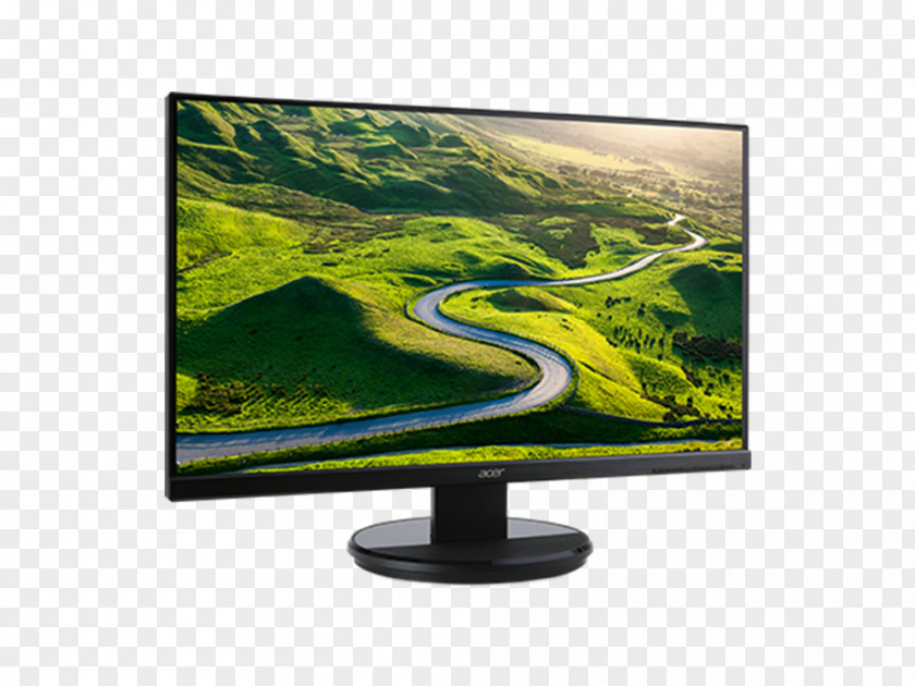 LED SCREEN IPS Panel Computer Monitors 1080p Digital Visual Interface Acer PNG