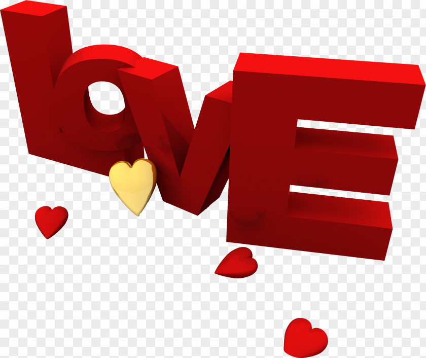 Lovely Text Red Valentine's Day Love Brand PNG