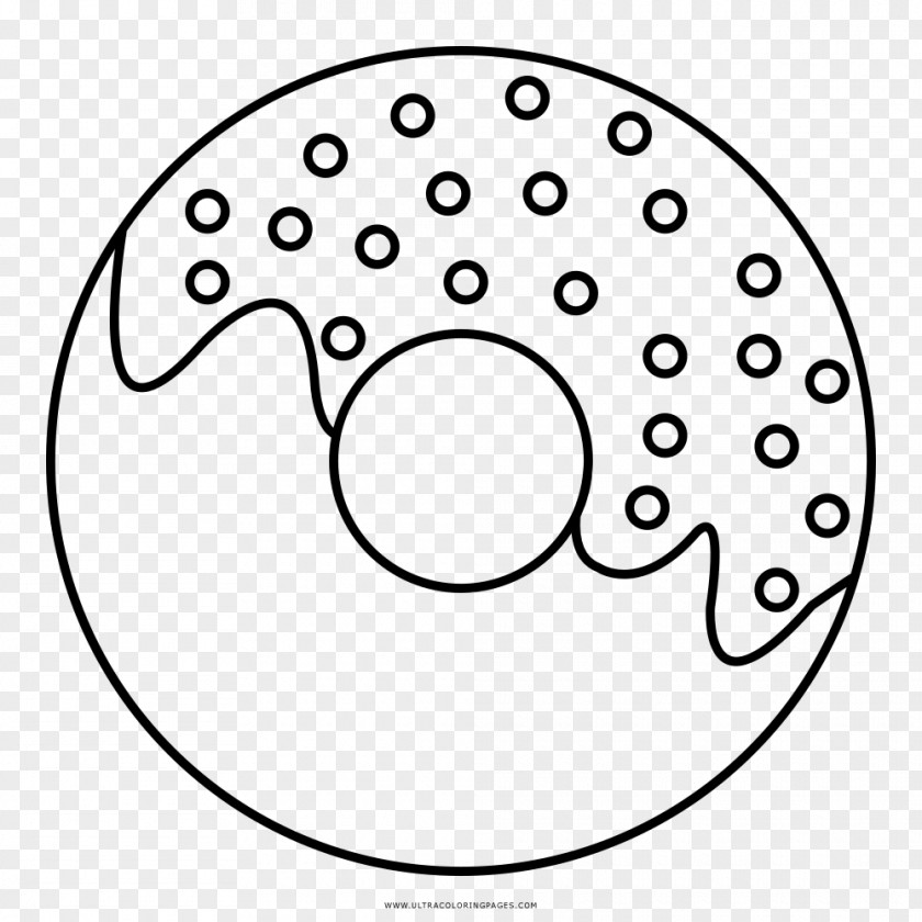 Painting Donuts Ciambella Line Art Black And White Drawing PNG